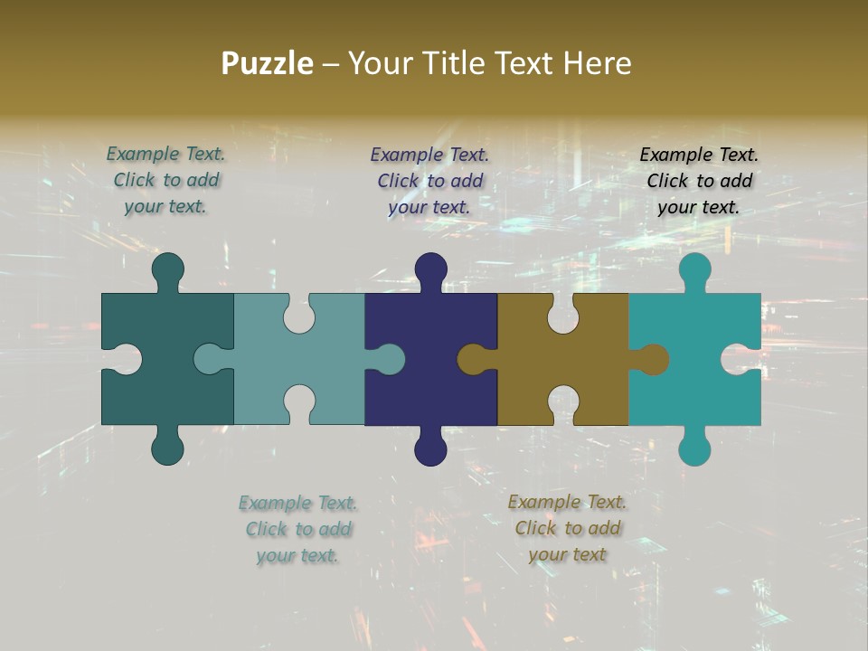 Element Wallpaper Special Effect PowerPoint Template