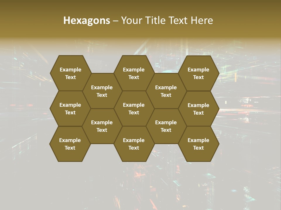 Element Wallpaper Special Effect PowerPoint Template
