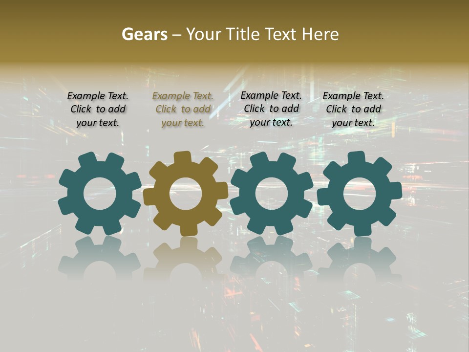 Element Wallpaper Special Effect PowerPoint Template