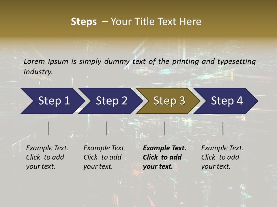 Element Wallpaper Special Effect PowerPoint Template