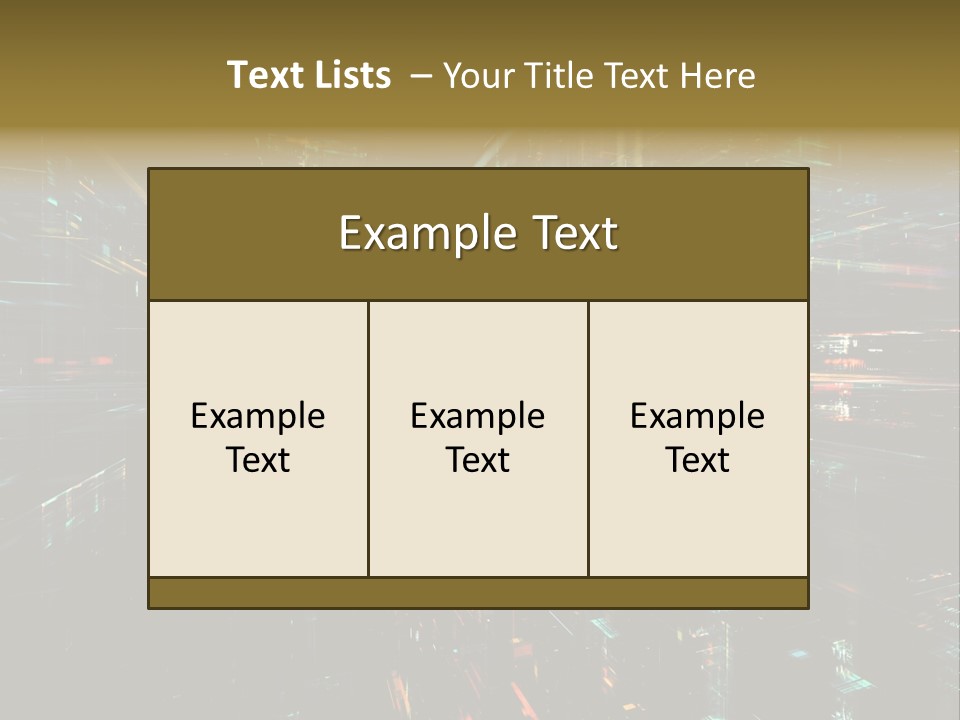Element Wallpaper Special Effect PowerPoint Template