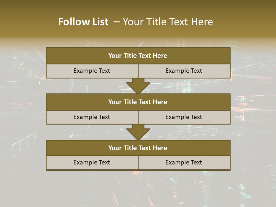 Element Wallpaper Special Effect PowerPoint Template