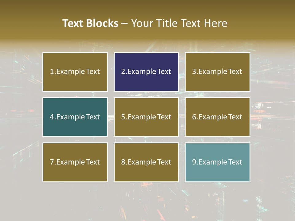 Element Wallpaper Special Effect PowerPoint Template