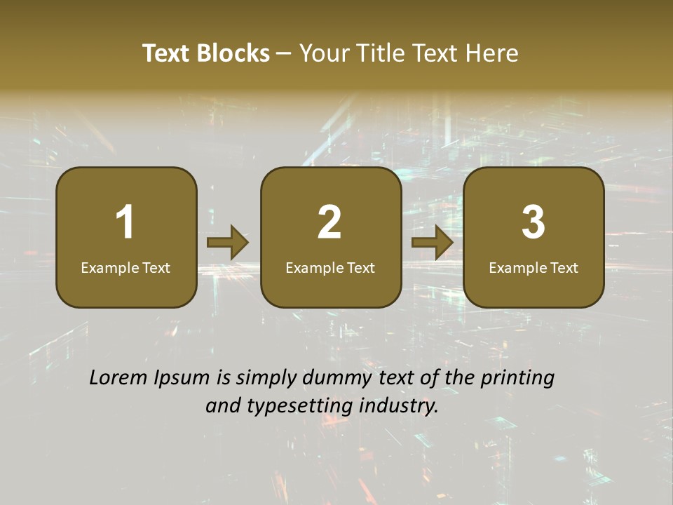 Element Wallpaper Special Effect PowerPoint Template