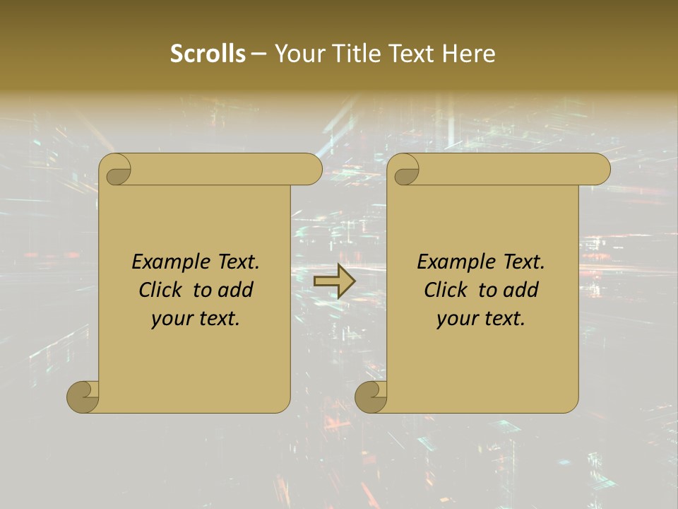 Element Wallpaper Special Effect PowerPoint Template