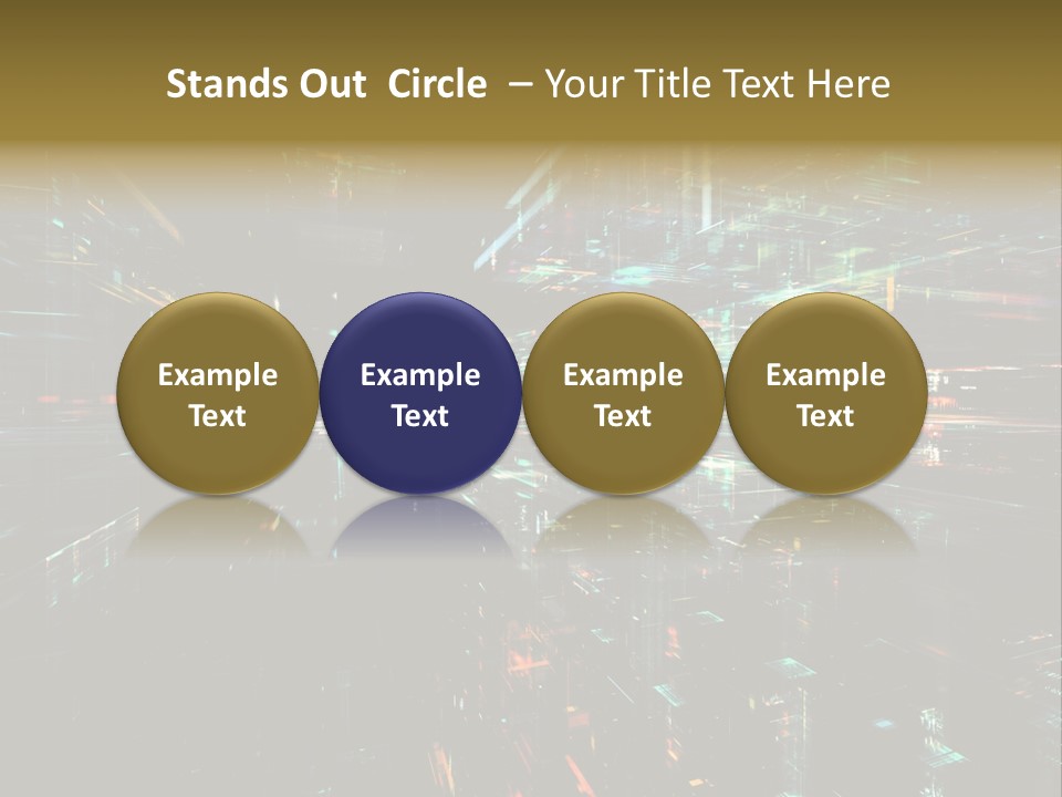 Element Wallpaper Special Effect PowerPoint Template