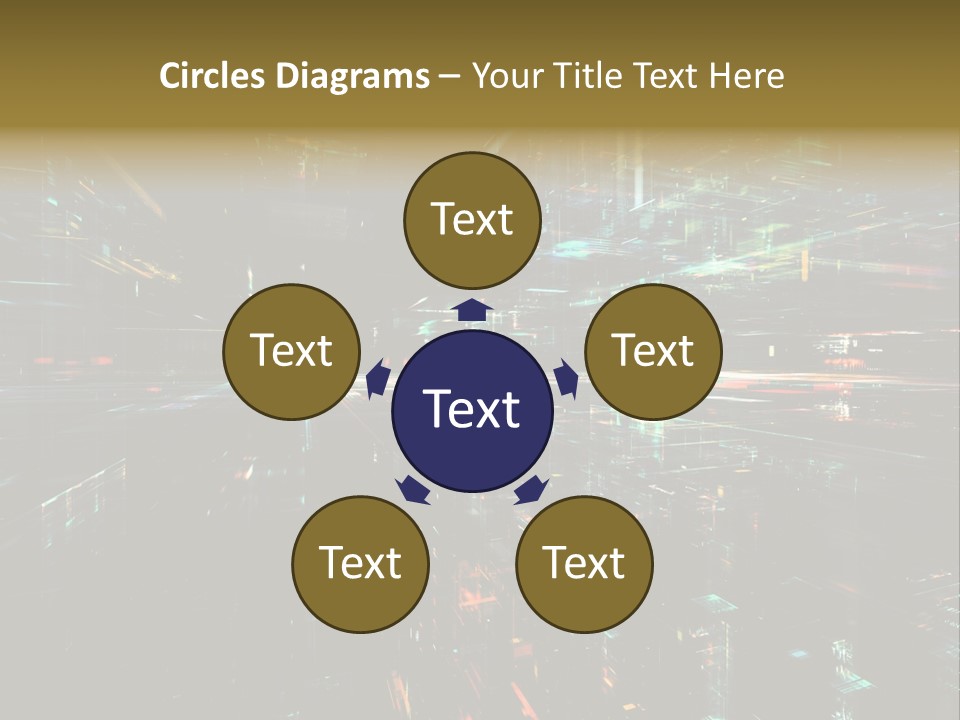 Element Wallpaper Special Effect PowerPoint Template