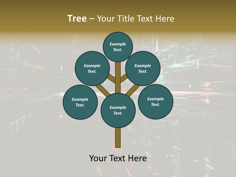 Element Wallpaper Special Effect PowerPoint Template