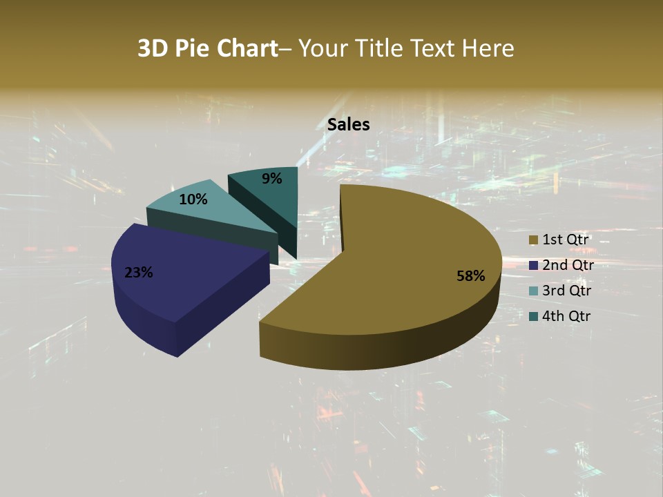 Element Wallpaper Special Effect PowerPoint Template
