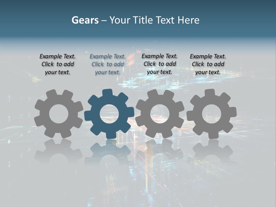 City Wallpaper Structure PowerPoint Template