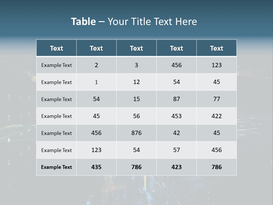 City Wallpaper Structure PowerPoint Template