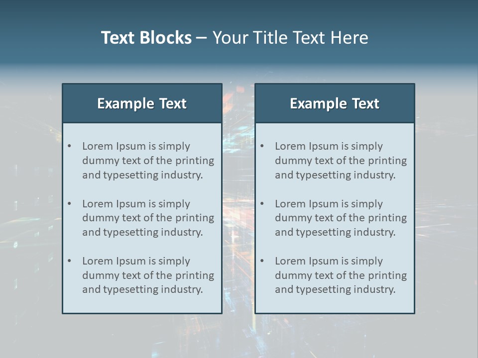 City Wallpaper Structure PowerPoint Template