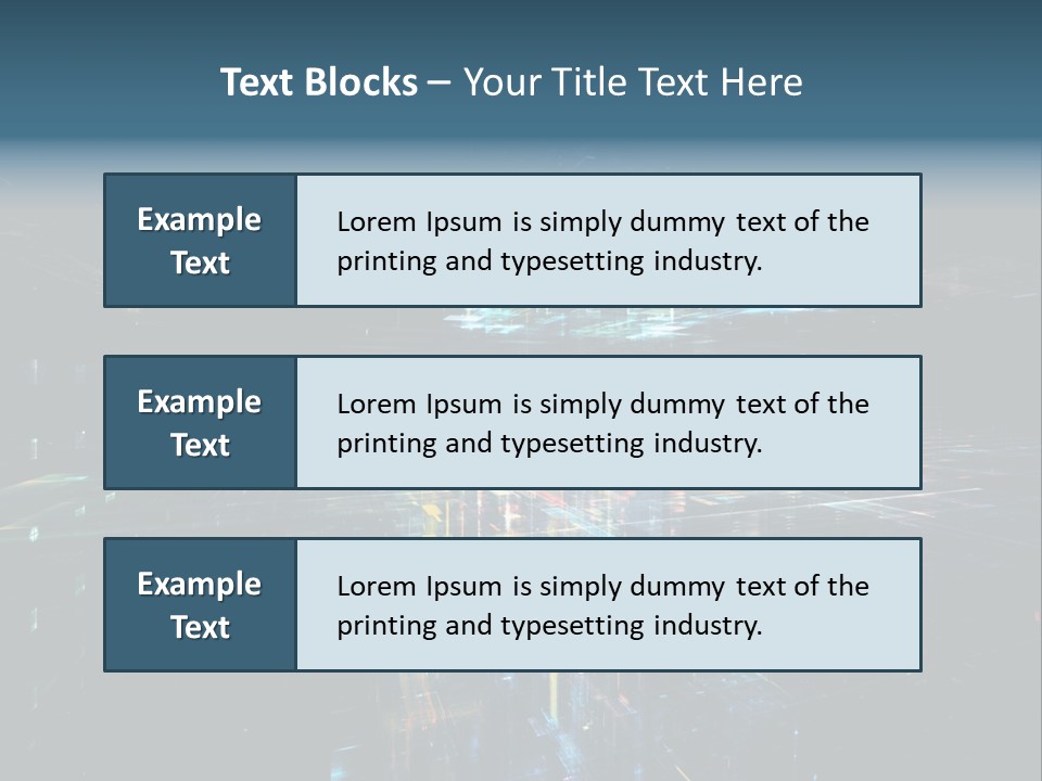 City Wallpaper Structure PowerPoint Template