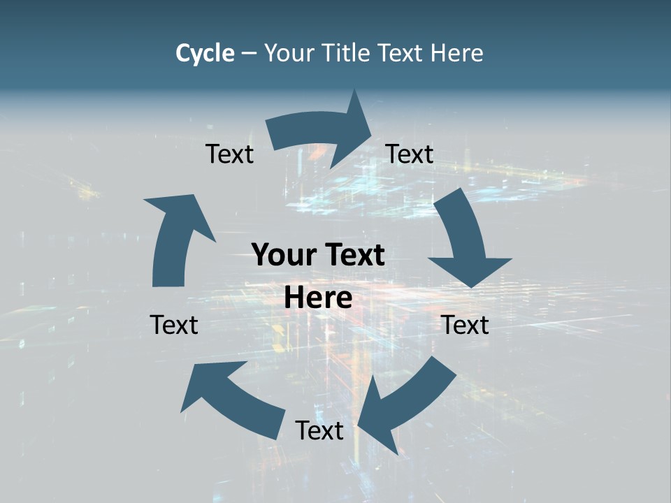 City Wallpaper Structure PowerPoint Template