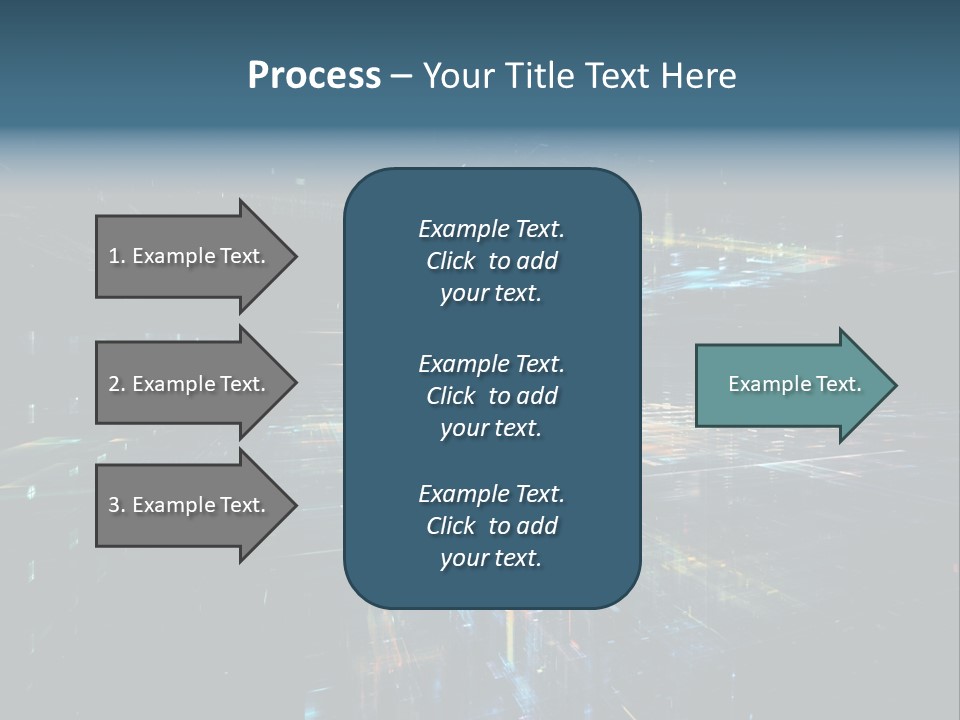 City Wallpaper Structure PowerPoint Template