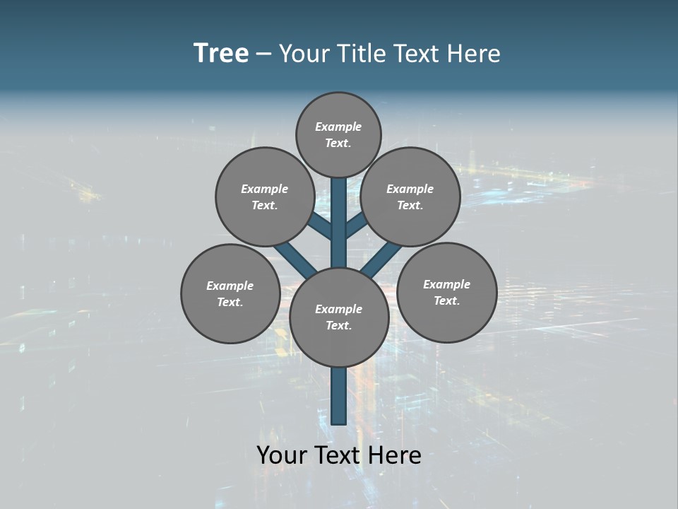 City Wallpaper Structure PowerPoint Template