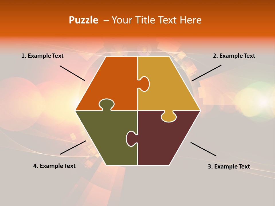 Computation Concept Fractal PowerPoint Template