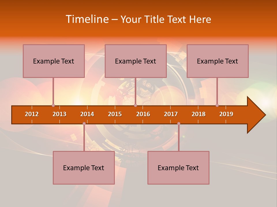 Computation Concept Fractal PowerPoint Template