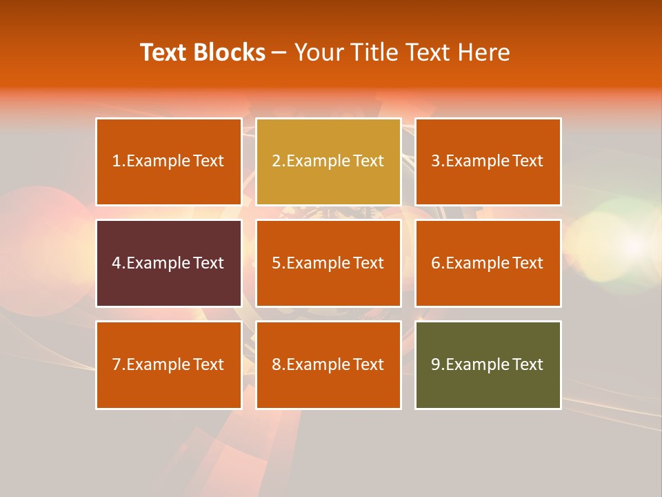 Computation Concept Fractal PowerPoint Template