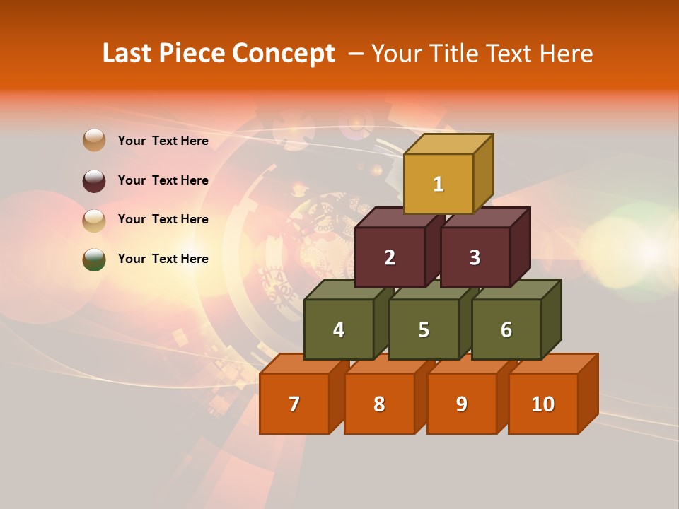 Computation Concept Fractal PowerPoint Template