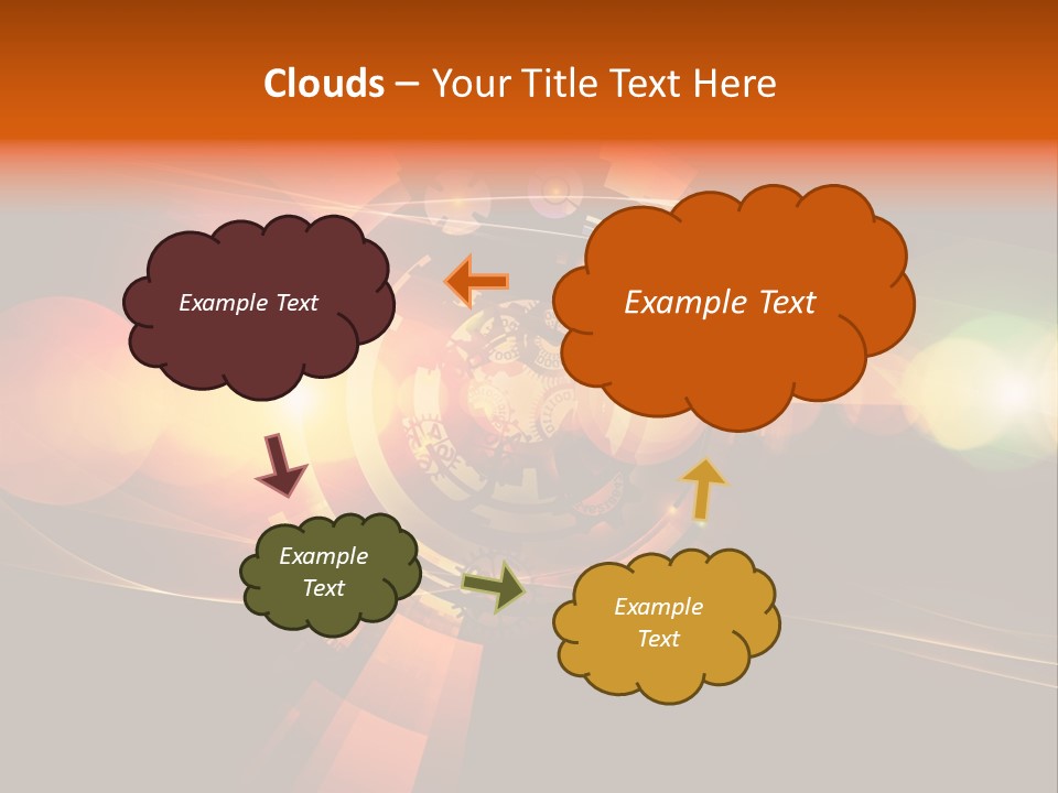 Computation Concept Fractal PowerPoint Template
