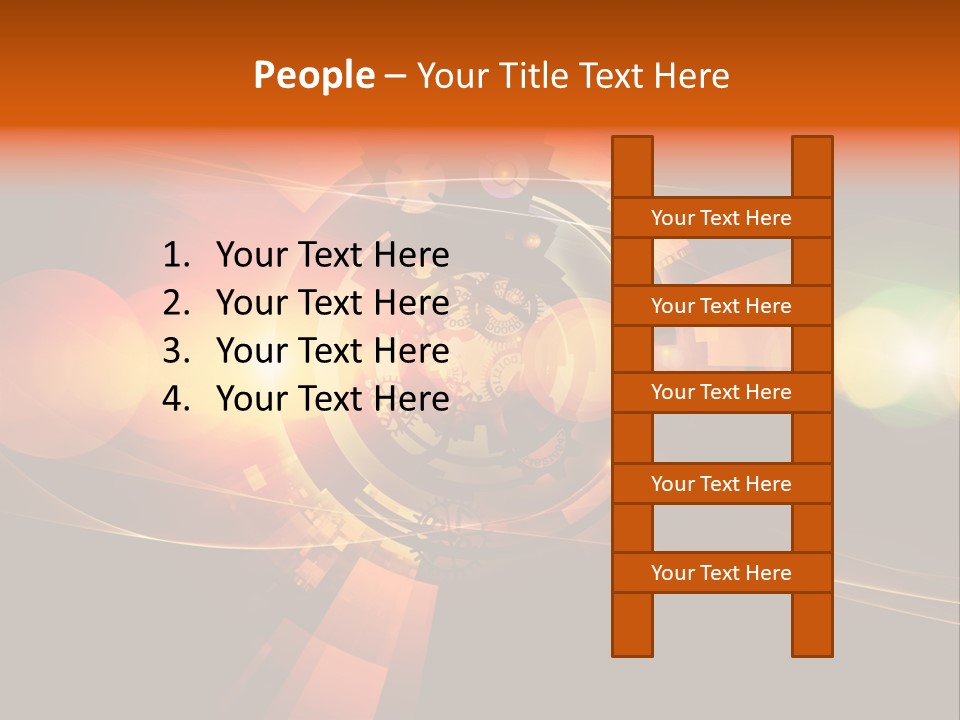 Computation Concept Fractal PowerPoint Template