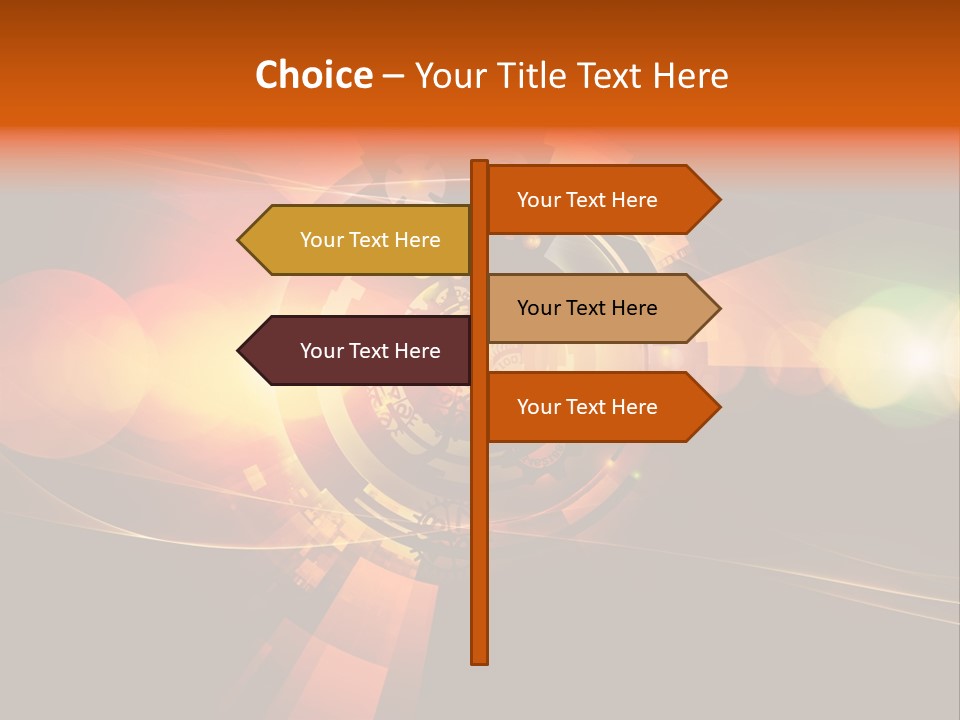 Computation Concept Fractal PowerPoint Template