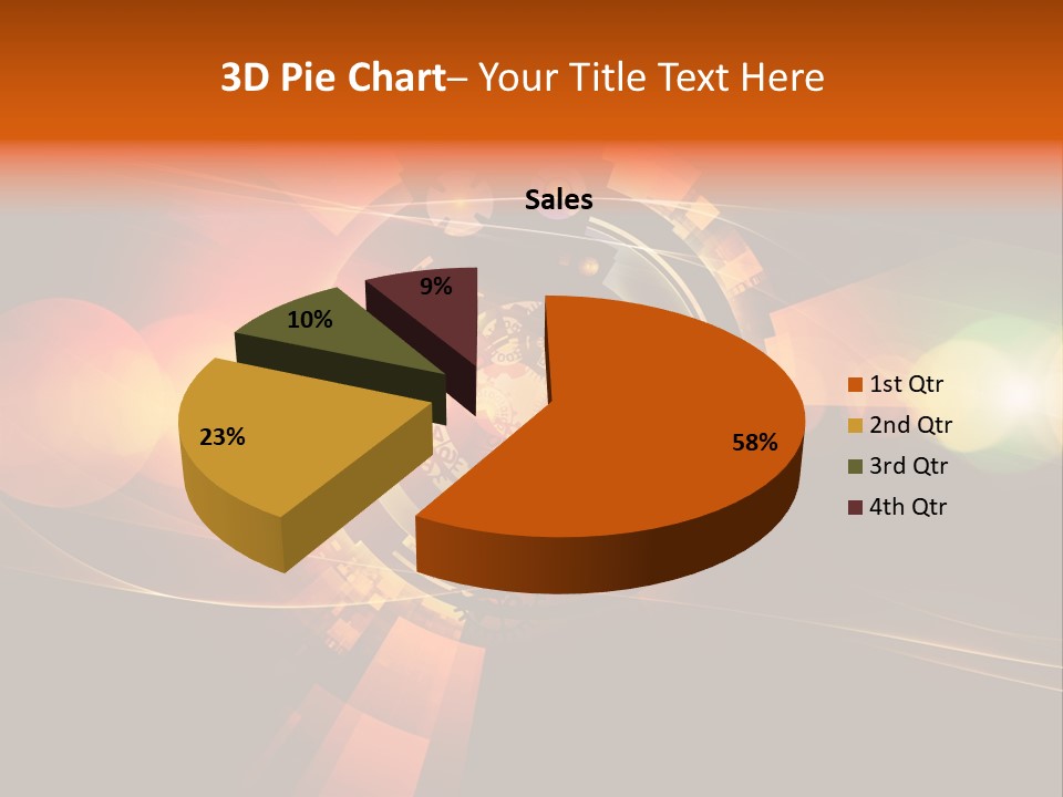 Computation Concept Fractal PowerPoint Template