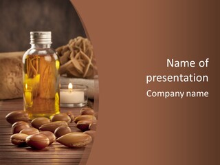 Argan Condensed Nut PowerPoint Template