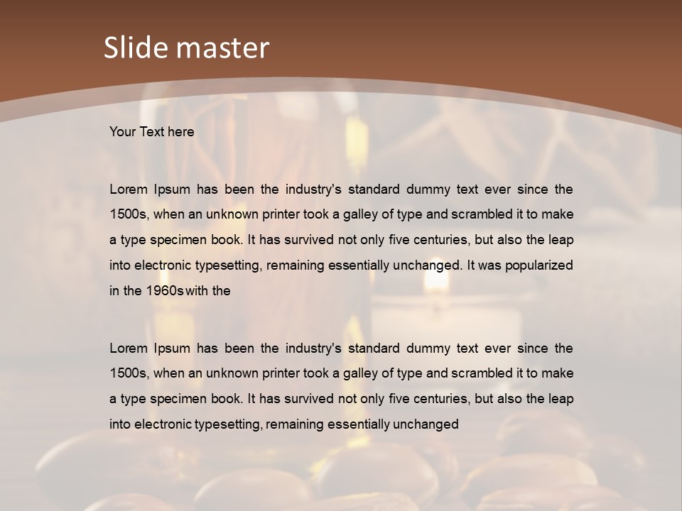 Argan Condensed Nut PowerPoint Template