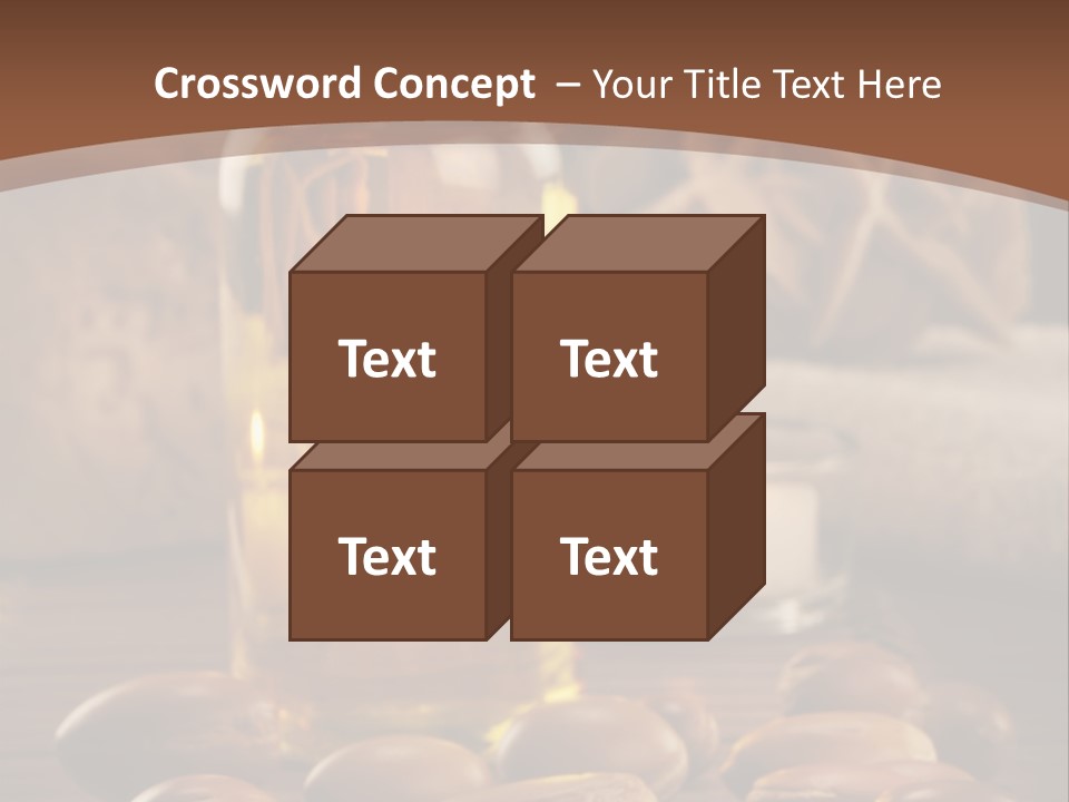 Argan Condensed Nut PowerPoint Template