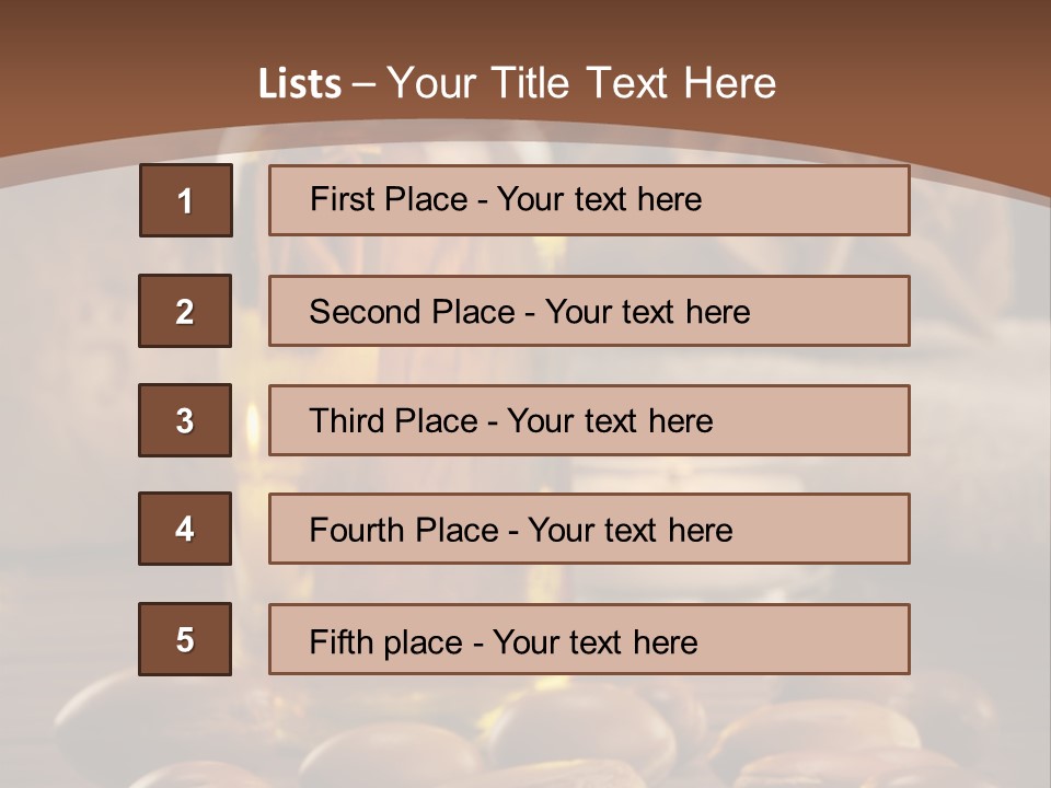 Argan Condensed Nut PowerPoint Template
