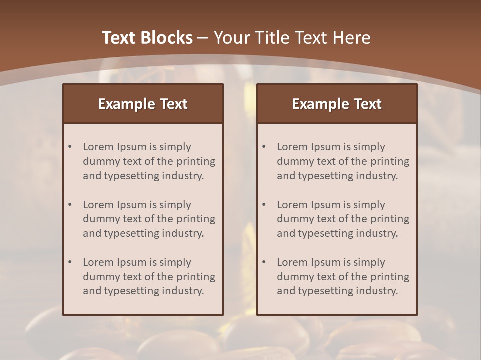 Argan Condensed Nut PowerPoint Template