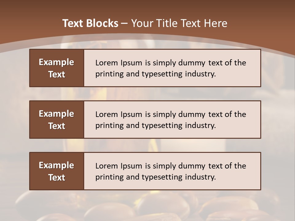 Argan Condensed Nut PowerPoint Template