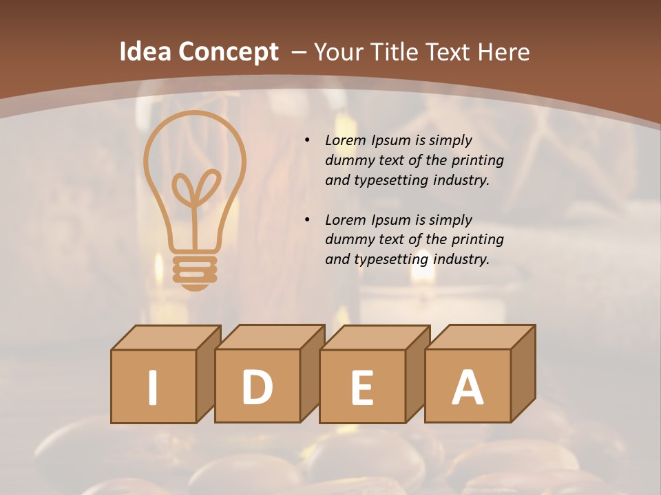 Argan Condensed Nut PowerPoint Template