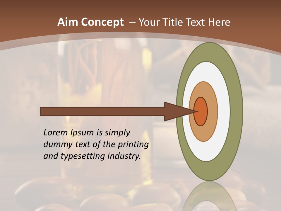 Argan Condensed Nut PowerPoint Template