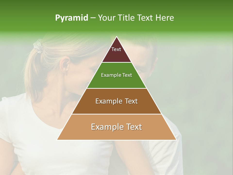 Young Man Beautiful Young Woman PowerPoint Template