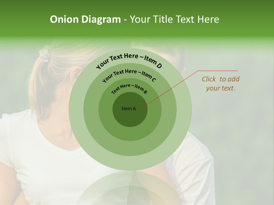 Young Man Beautiful Young Woman PowerPoint Template