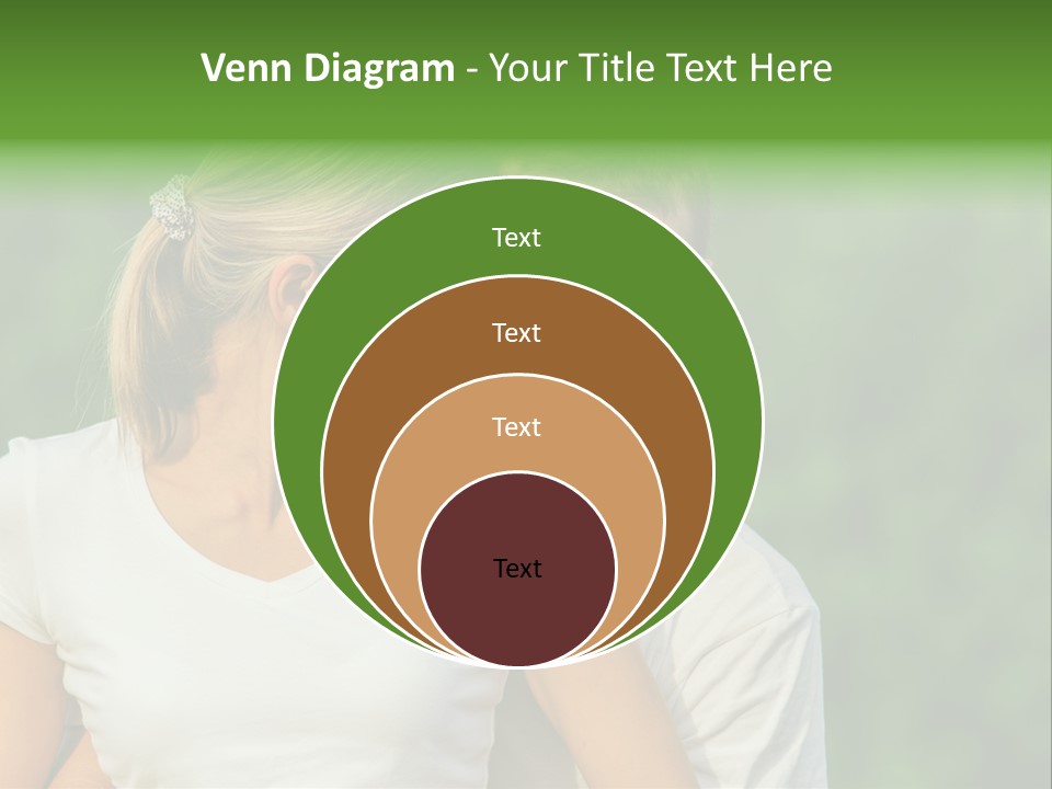Young Man Beautiful Young Woman PowerPoint Template