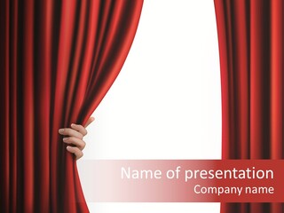 Actor Design Backdrop PowerPoint Template