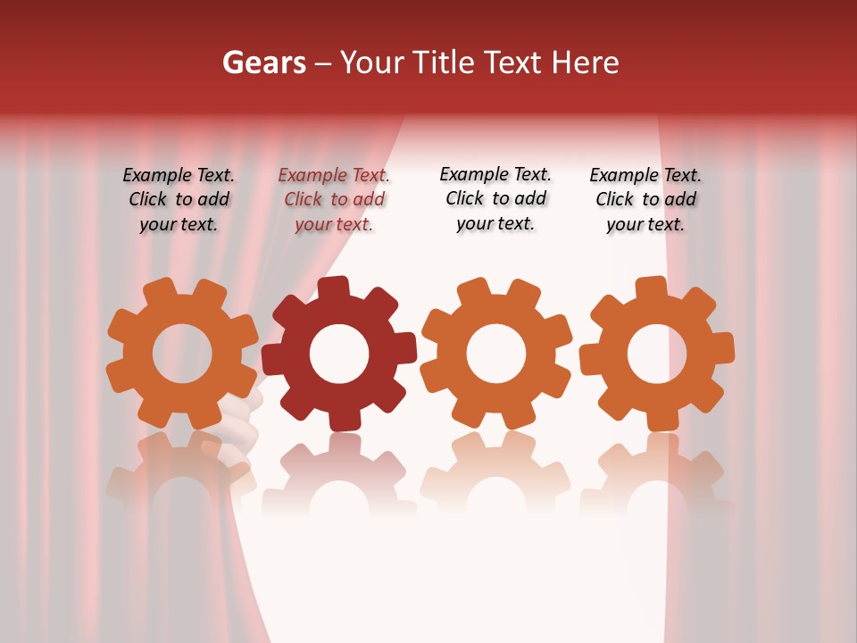 Actor Design Backdrop PowerPoint Template