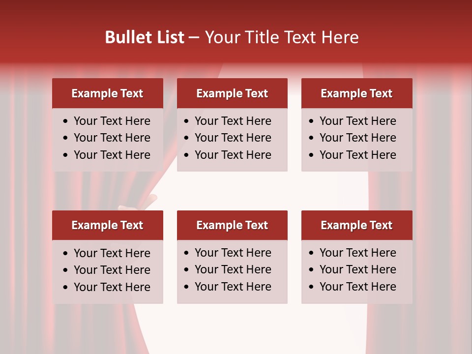 Actor Design Backdrop PowerPoint Template