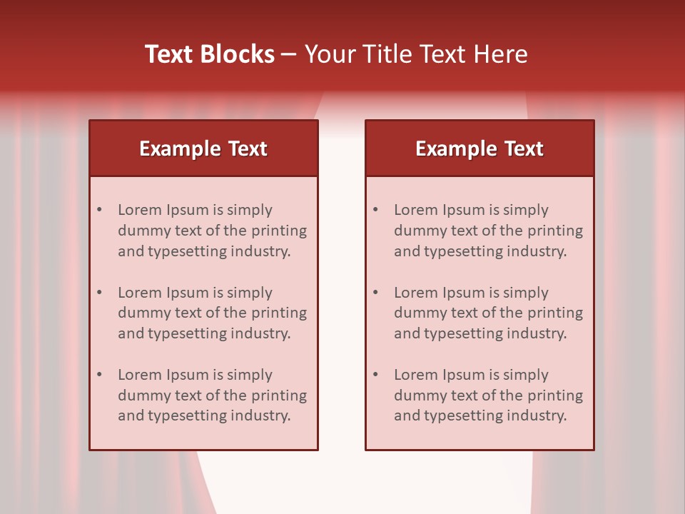 Actor Design Backdrop PowerPoint Template