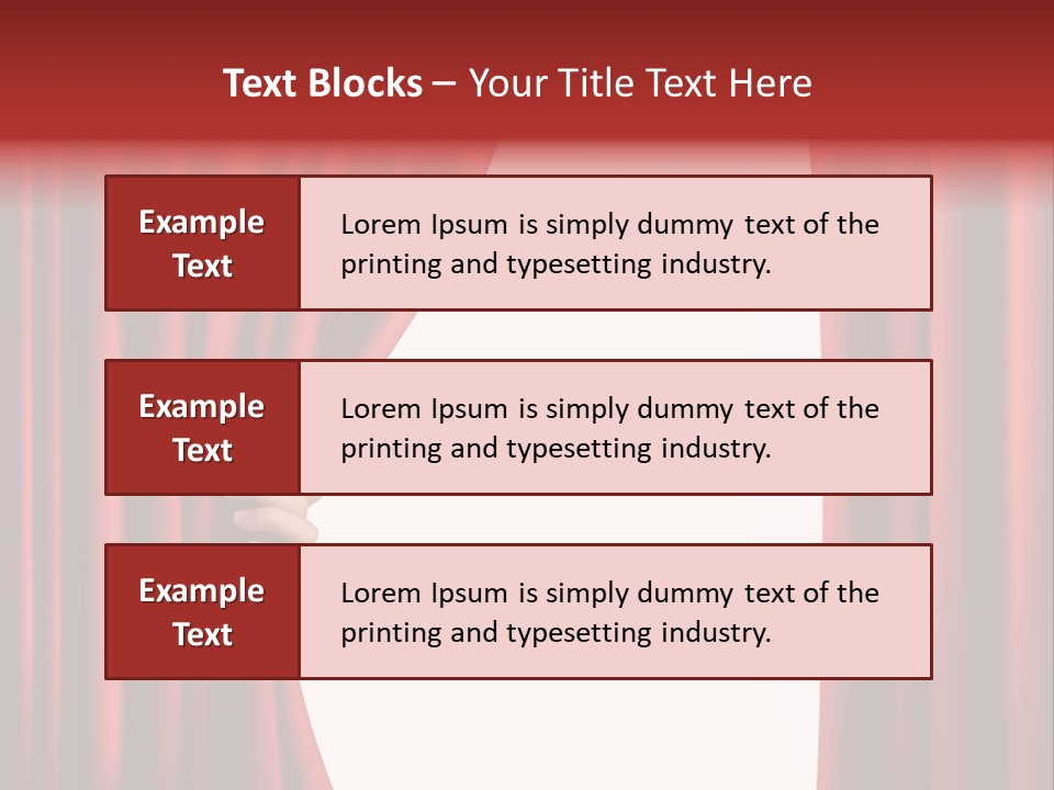 Actor Design Backdrop PowerPoint Template