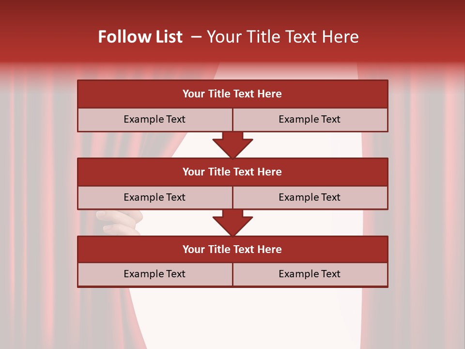 Actor Design Backdrop PowerPoint Template