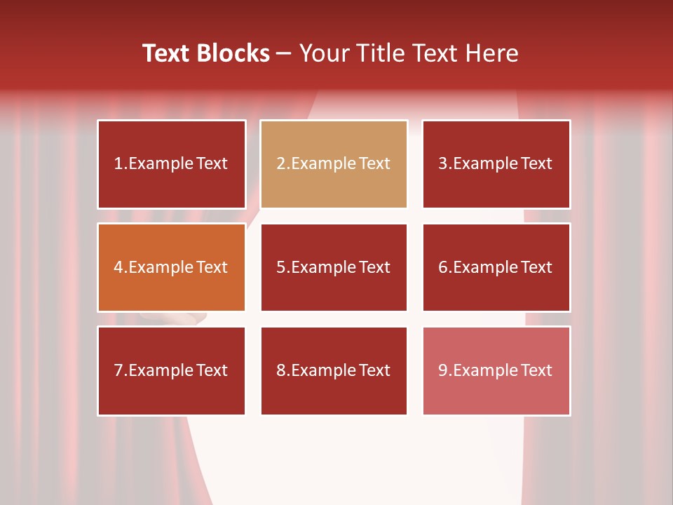 Actor Design Backdrop PowerPoint Template