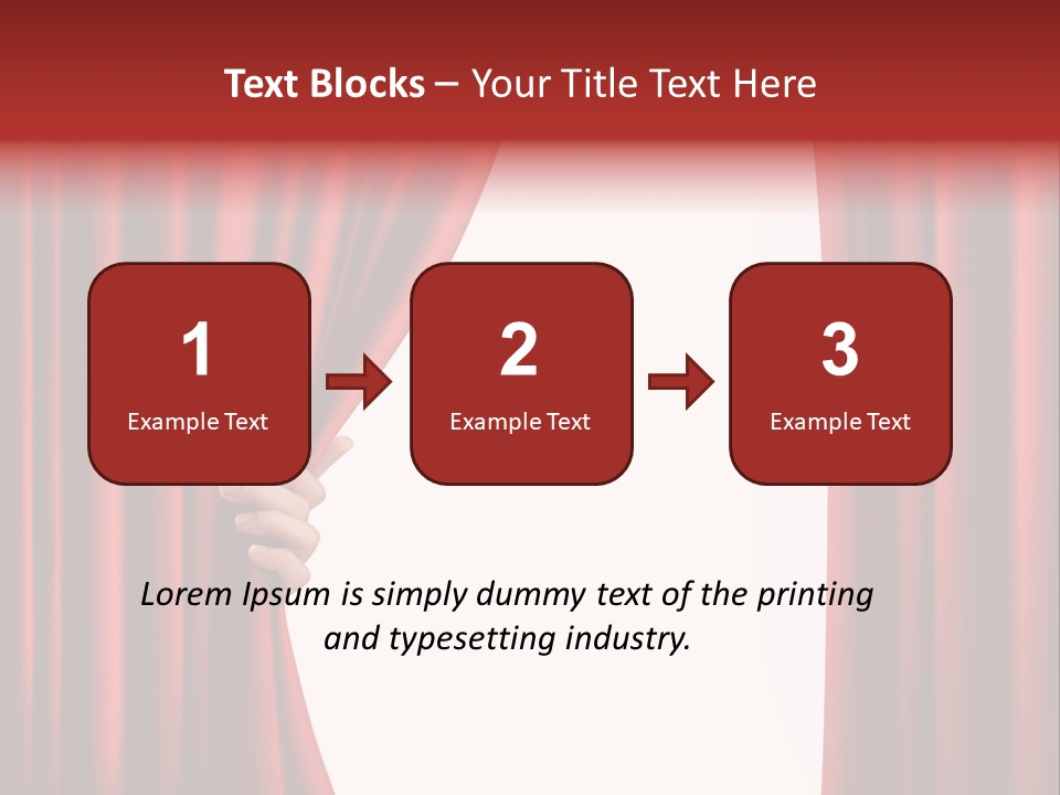 Actor Design Backdrop PowerPoint Template