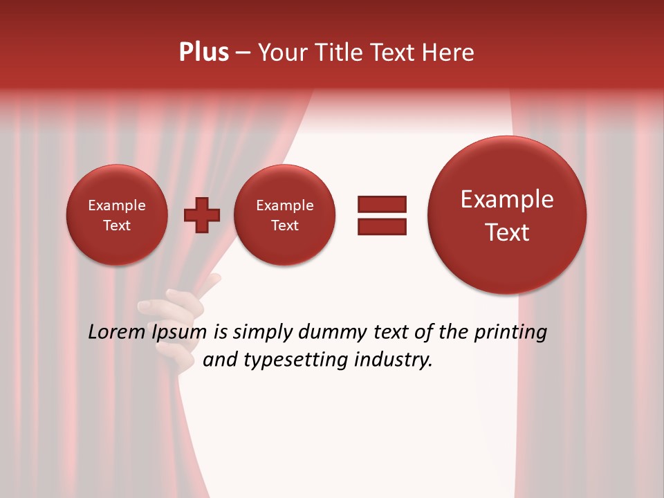 Actor Design Backdrop PowerPoint Template