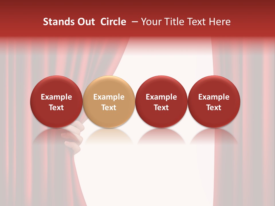 Actor Design Backdrop PowerPoint Template