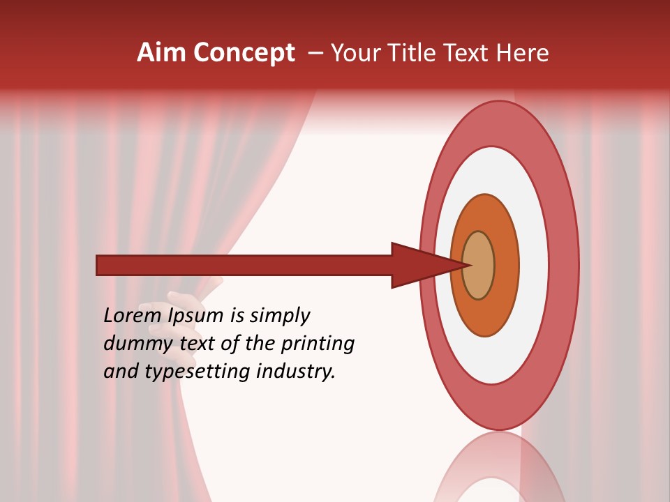 Actor Design Backdrop PowerPoint Template